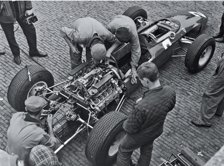 Ferrari 158 ve yarı monokok şasi