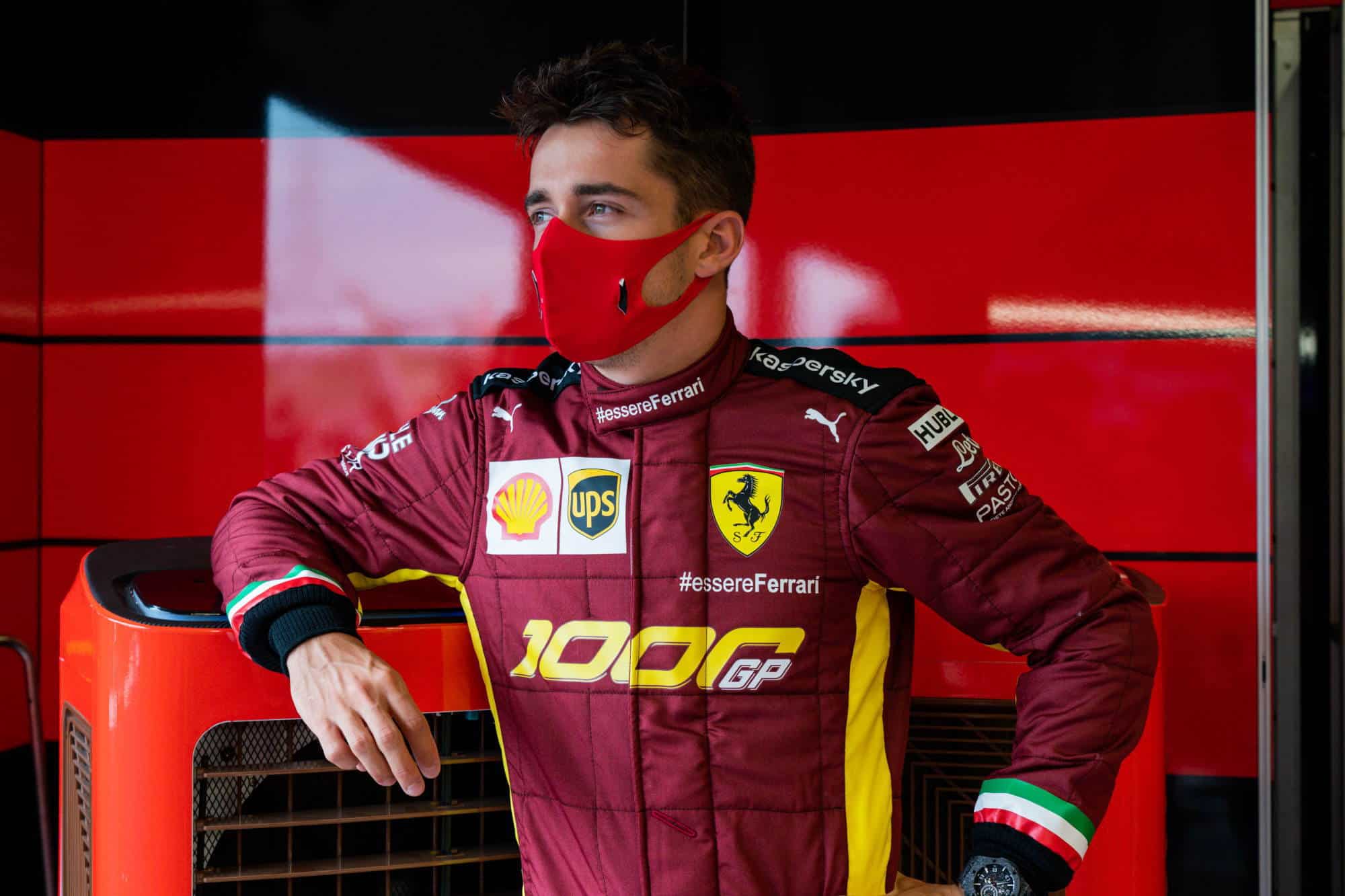 2020 Toskana Grand Prix Charles Leclerc özel yarış tulumu