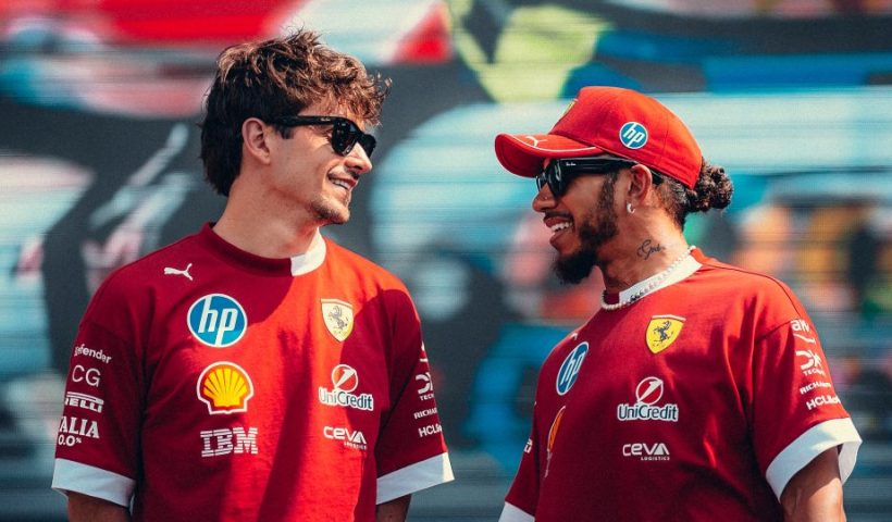 Lewis Hamilton ve Charles Leclerc Suudi Arabistan Grand Prix 2025