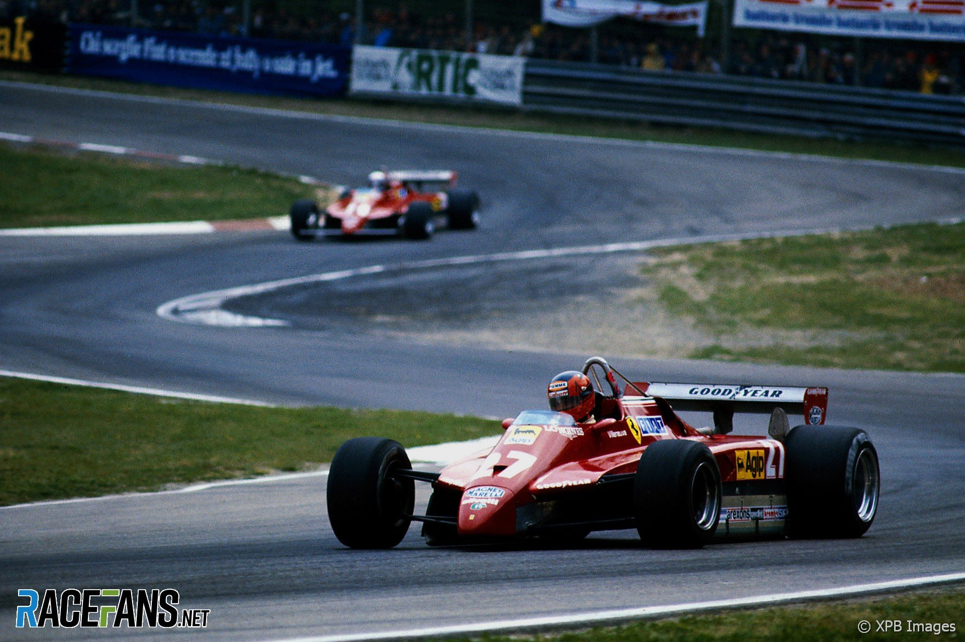 1982 Gilles Villeneuve ve Didier Pironi Ferrari