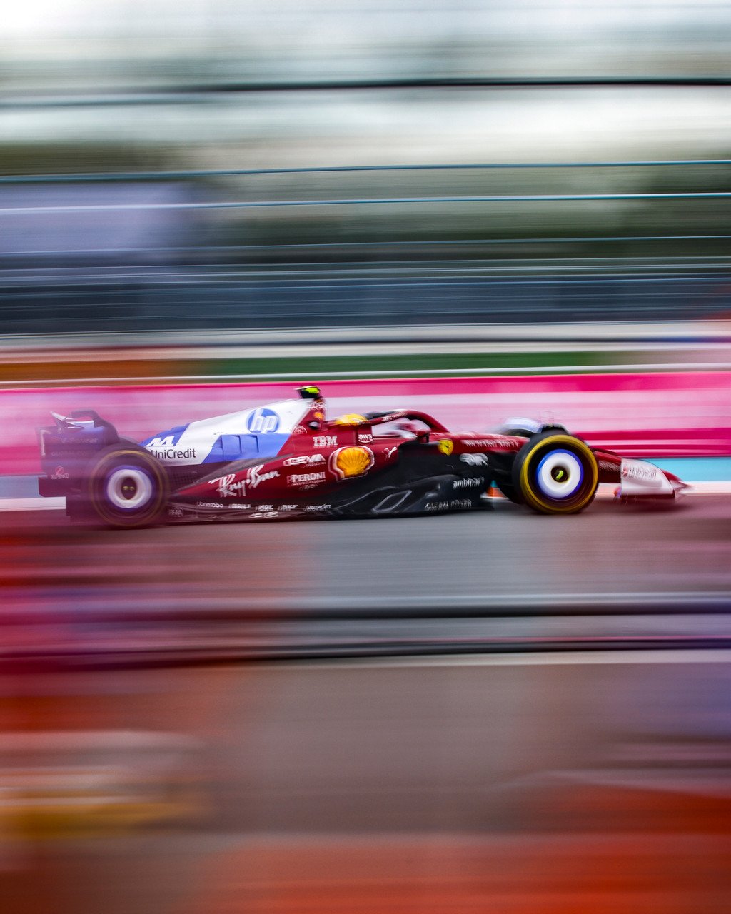 2025 Miami GP Lewis Hamilton SF25 Ferrari