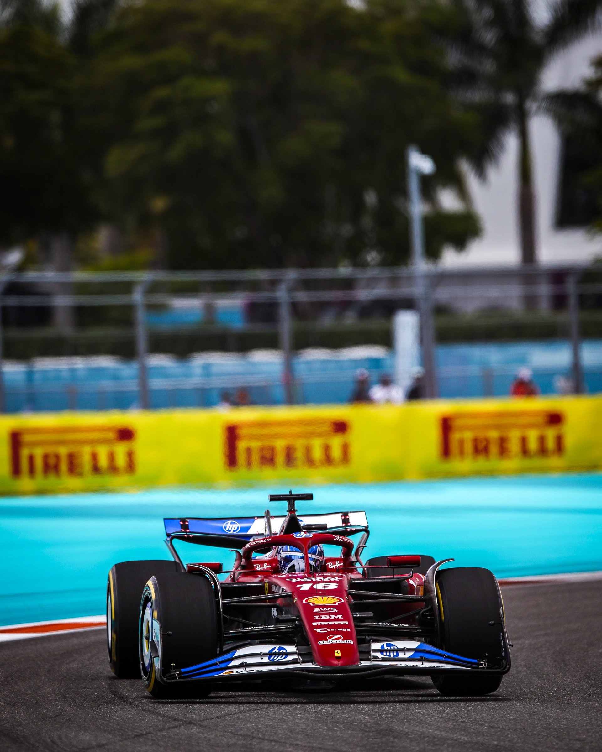 2025 Miami Grand Prix Sprint sıralama turları Ferrari SF25 Charles Leclerc