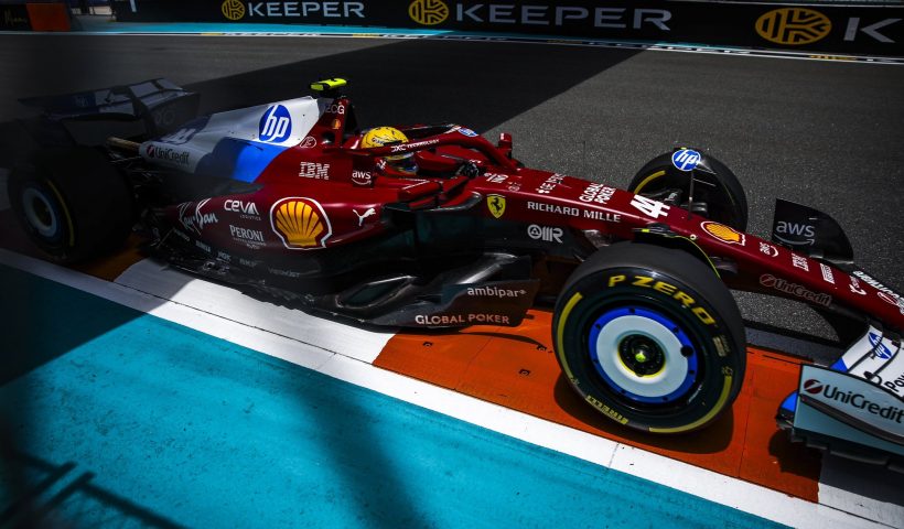 2025 Miami Grand Prix Sprint sıralama turları Ferrari SF25 Lewis Hamilton araç