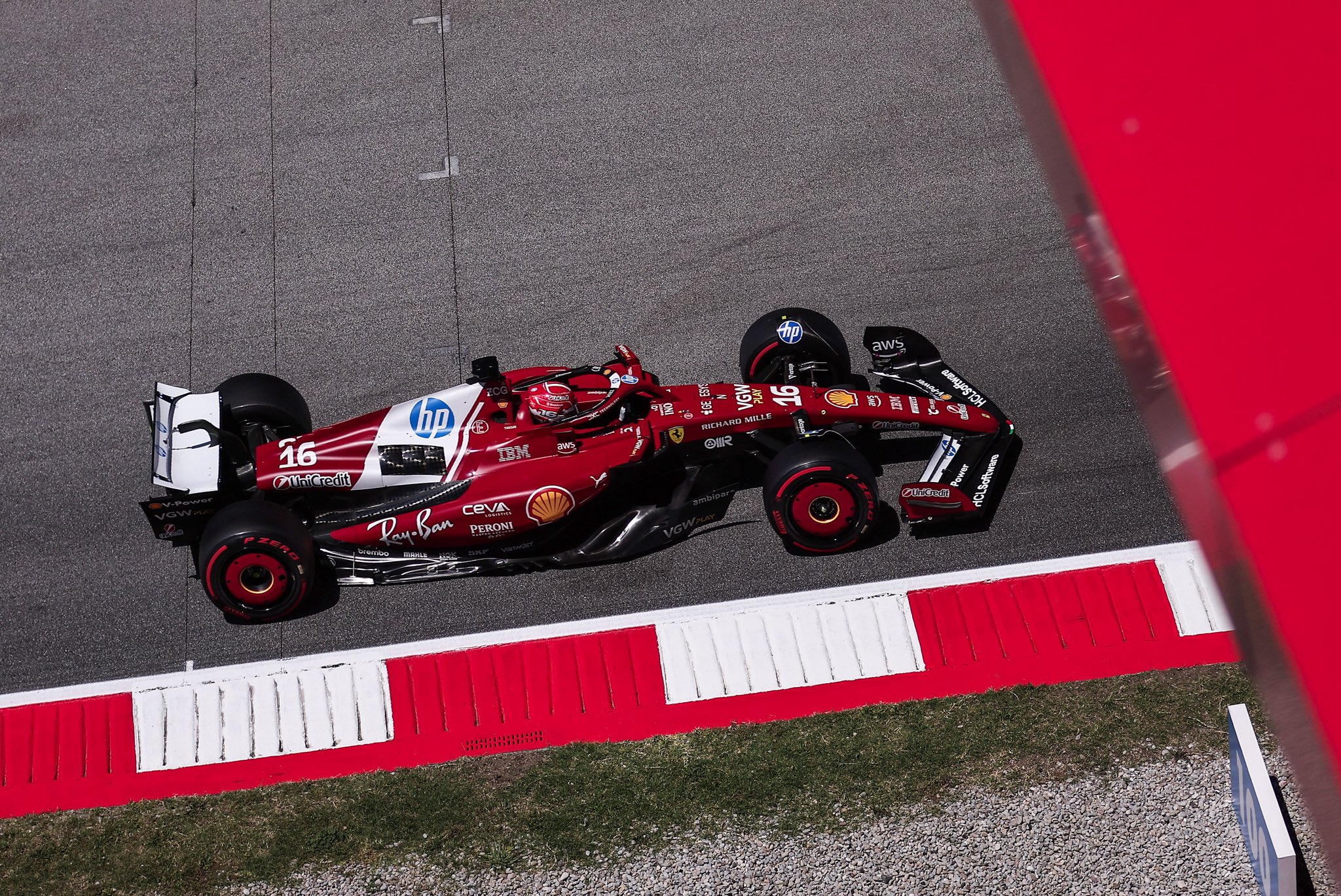 Charles Leclerc İspanya GP SF25 2025