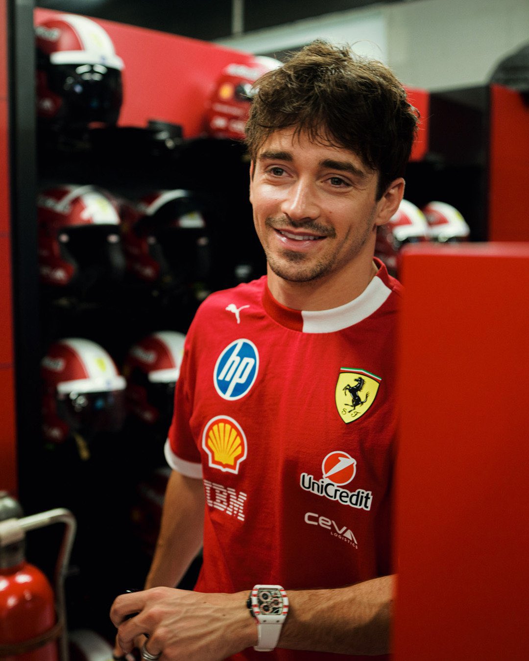 Charles Leclerc SF25 Ferrari İspanya GP