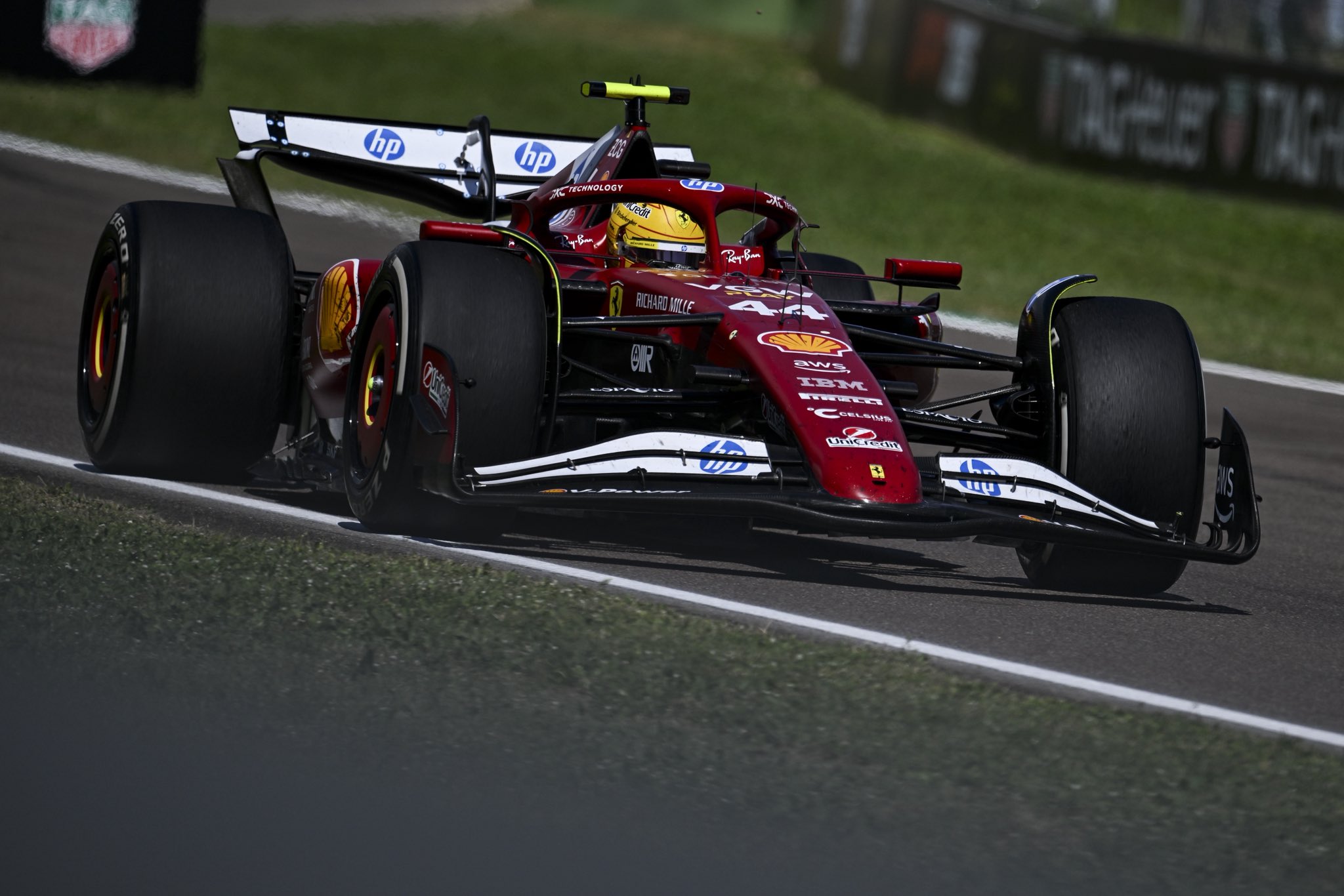 Imola GP 2025 Lewis Hamilton SF25, Vasseur