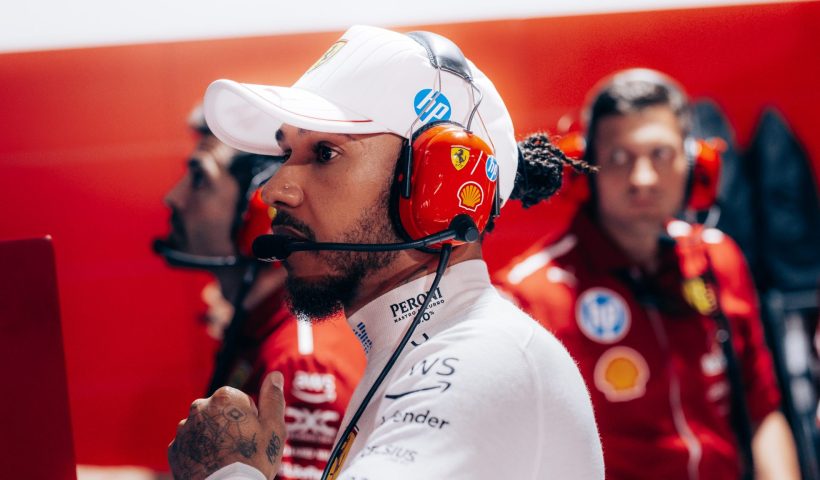 Lewis Hamilton 2025 Miami GP SF25 Ferrari