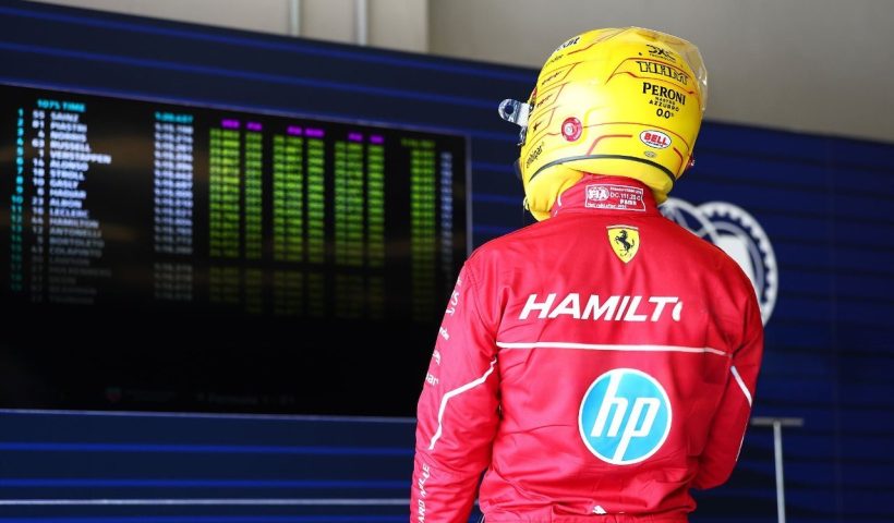 Lewis Hamilton Ferrari Imola GP 2025