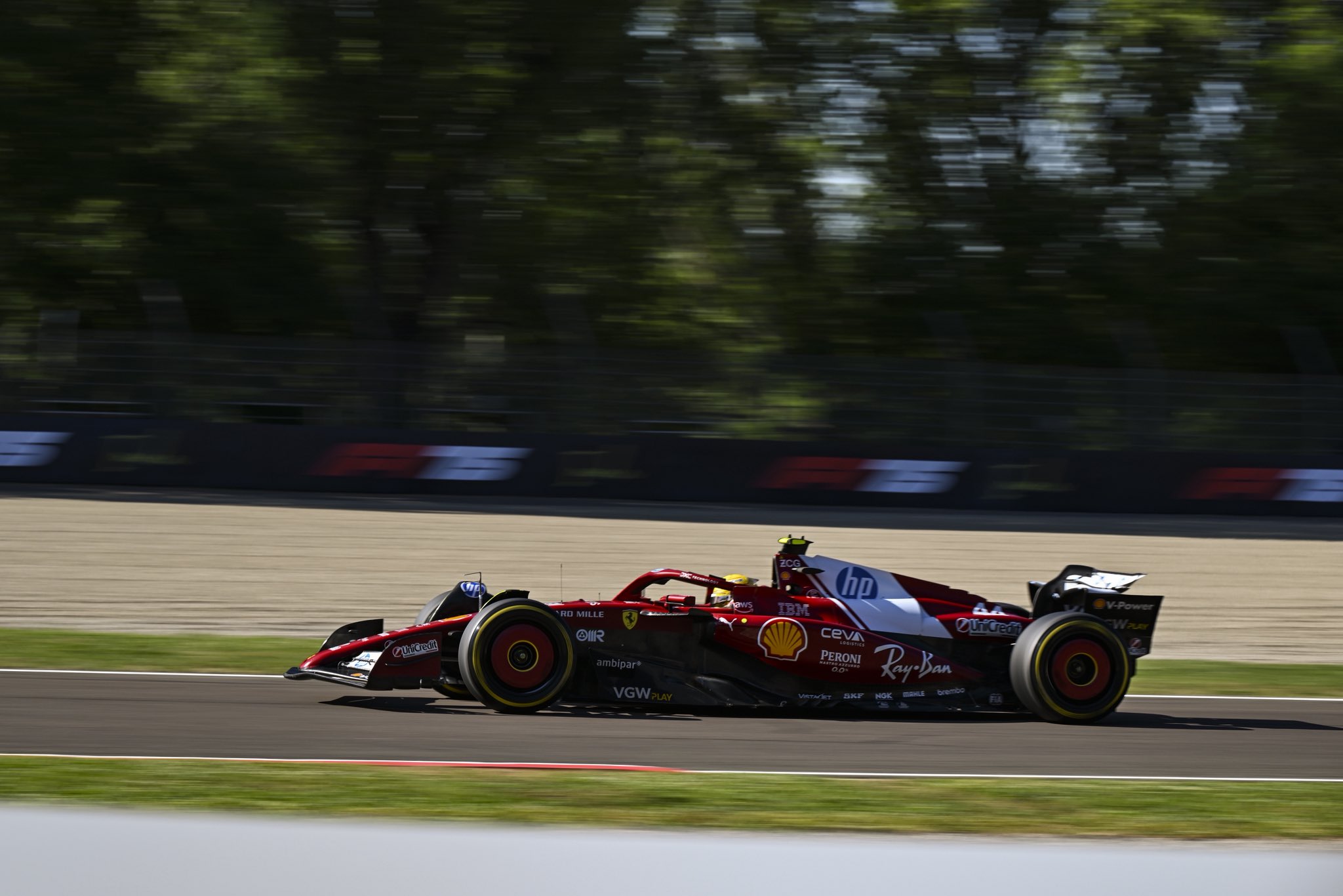 Lewis Hamilton Ferrari Imola GP SF25