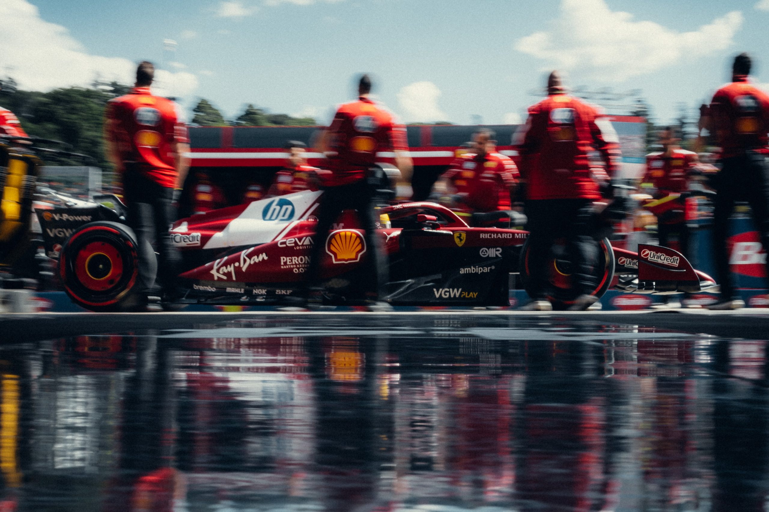 Lewis Hamilton Imola GP Ferrari