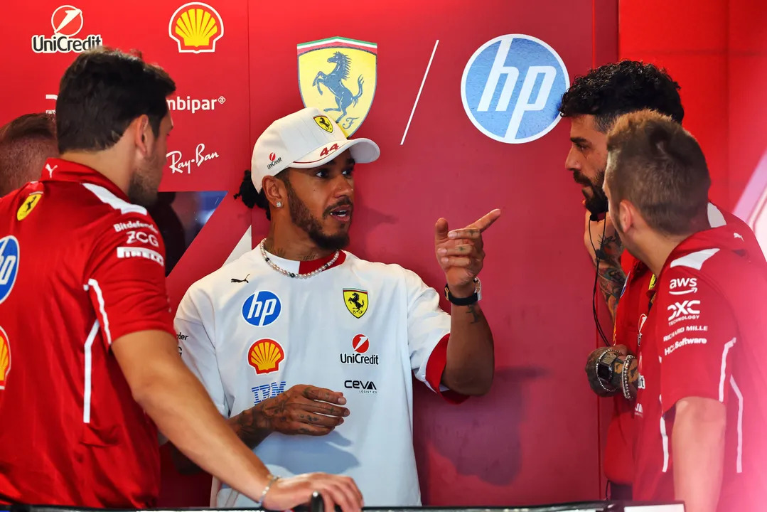 Lewis Hamilton Miami GP Ferrari