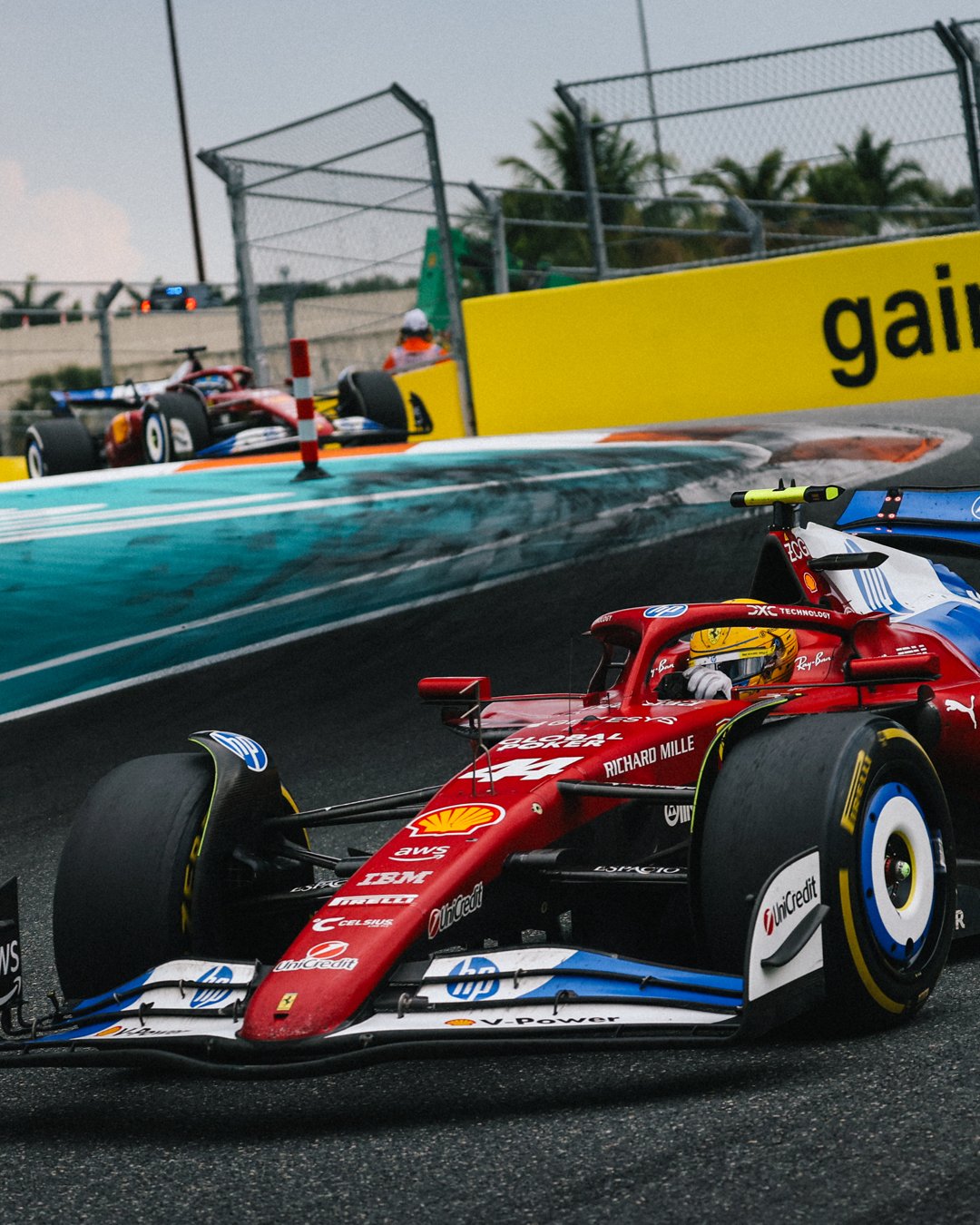 Lewis Hamilton miami gp 2025 ferrari