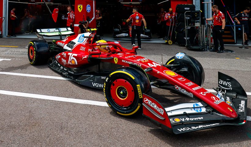 Lewis Hamilton monako gp 2025 sf25
