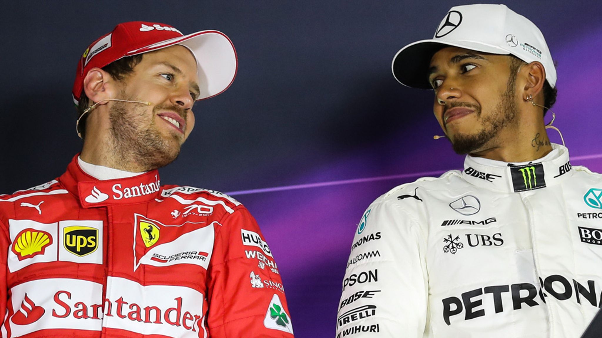 Sebastian Vettel ve Lewis Hamilton