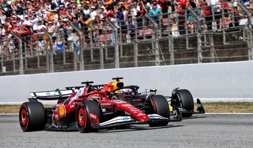 Charles Leclerc Max Verstappen İspanya GP SF25 2025