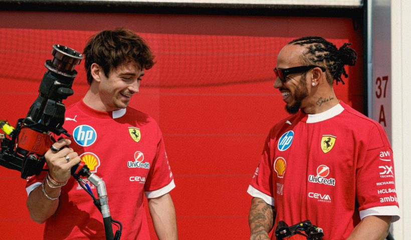 Charles Leclerc ve Lewis Hamilton 2025 Ferrari Kanada GP