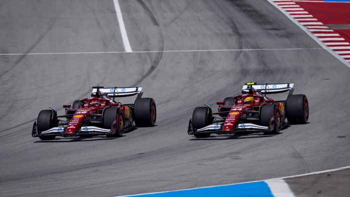 Charles Leclerc ve Lewis Hamilton İspanya GP SF25 2025