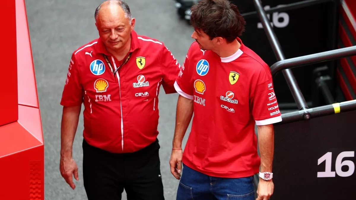 Fred Vasseur Charles Leclerc Kanada GP Ferrari 2025