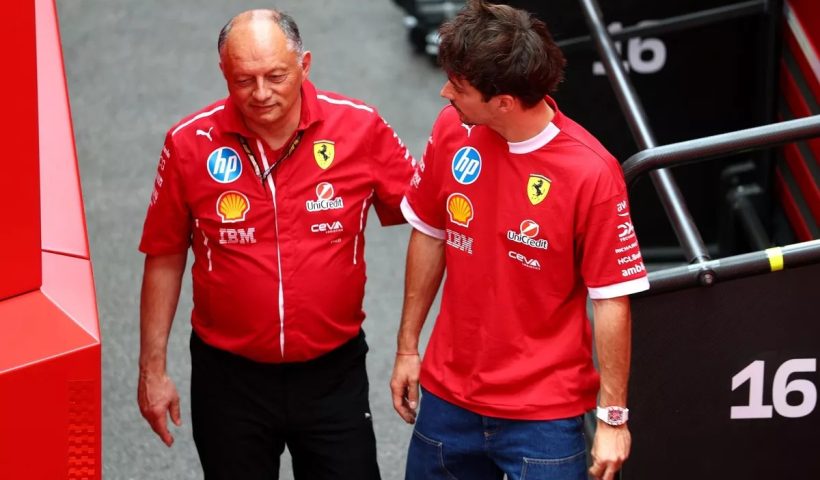 Fred Vasseur Charles Leclerc Kanada GP Ferrari 2025