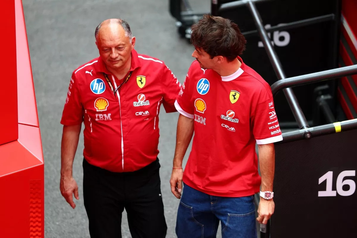 Fred Vasseur Charles Leclerc Kanada GP Ferrari 2025